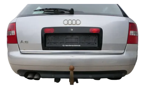Quattro A6 4B Kombi Stoßstange hinten Heckstoßstange schwarz LZ9W Facelift + PDC