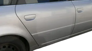 Audi A6 4B C5 Tür Türblatt hinten rechts nur Türblatt silber LY7W -ohneAnbauteil - Bild 3