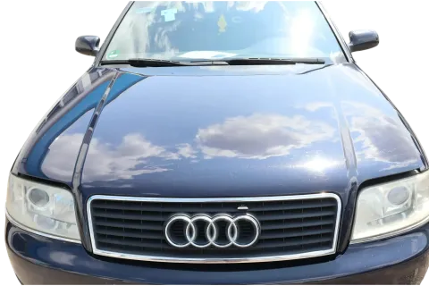 Audi A6 4B Motorhaube Klappe vorn Facelift (ab. Mitte 2002) blau LY5K ohne Grill