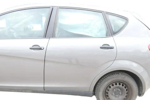Seat Altea 5P Tür hinten links grau LW7Y - ohneAnbauteile