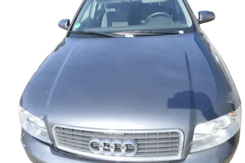 Audi A4 B6 8E Motorhaube Haube Klappe grau LX7Z +Grill