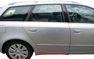 Audi A4 B7 8E Tür hinten rechts Kombi mit Scheibe blau LY5J + Rahmen Limo - Bild 1
