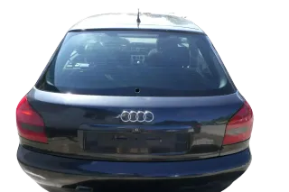 A3 8L bisBj.ca1999 Heckklappe Kofferraumklappe Klappe hinten schwarz LZ9U Scheib - Bild 1