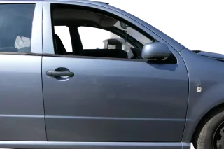 Skoda Fabia 6Y Kombi + Limousine Tür vorne rechts Beifahrertür grau blau si LF7V - Bild 1
