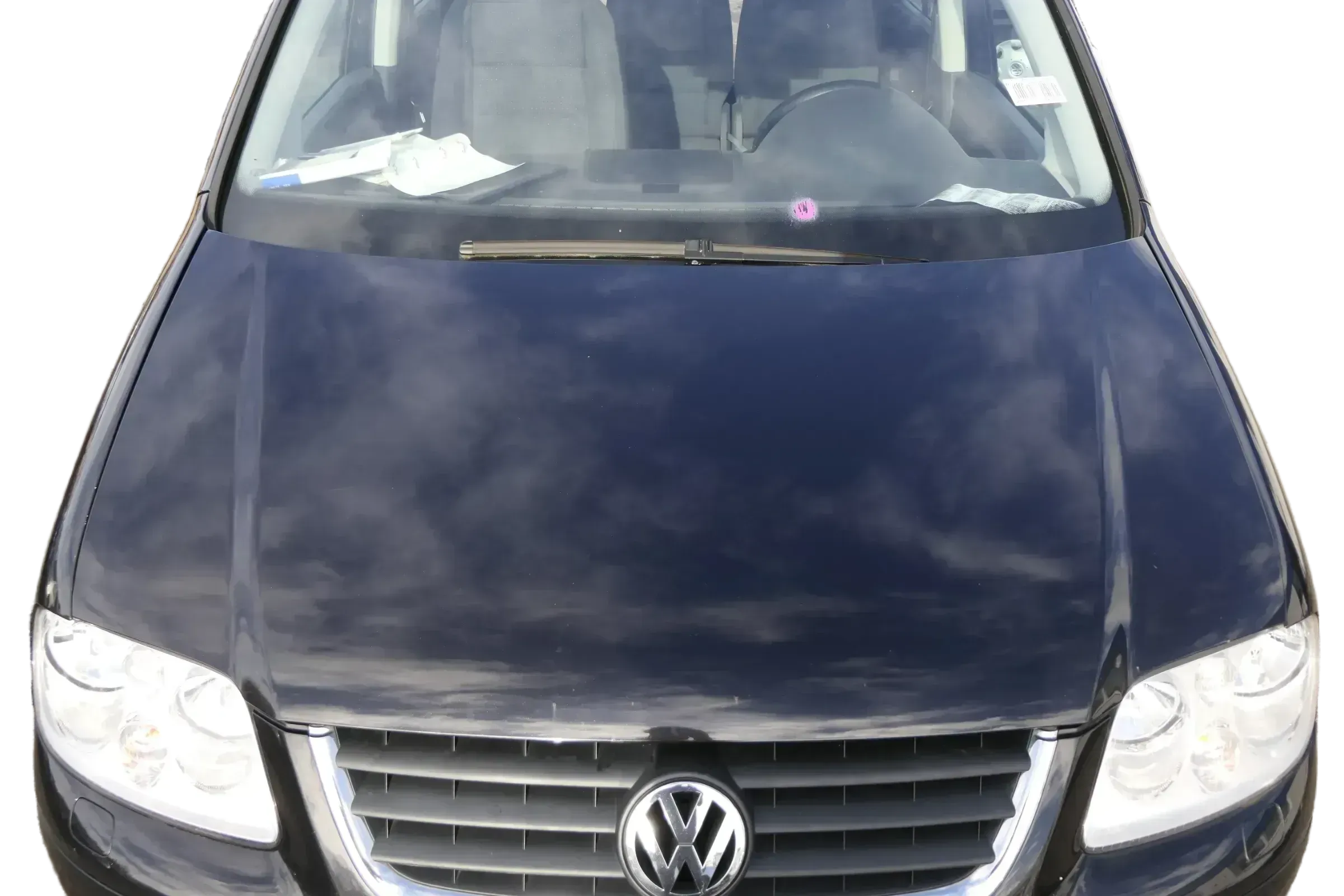 VW Touran 1T Caddy 2K Motorhaube Klappe Frontklappe schwarz LC9Z metallic vvv - Bild 1