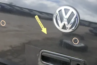 Golf 4 1E Cabrio Heckklappe Kofferraumklappe hinten Klappe blau LC5U ohneAnbaute - Bild 7