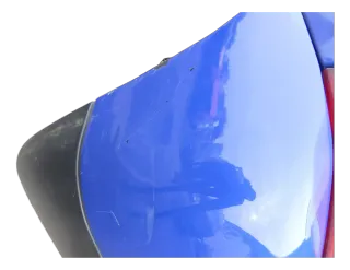 VW Lupo Stoßstange hinten Heckstoßstange Stoßfänger blau LW5Z - Bild 7
