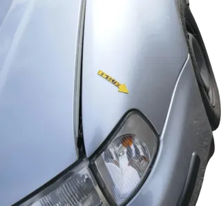 Audi A3 8L Kotflügel vorne links grau silber LY7M - Bild 3
