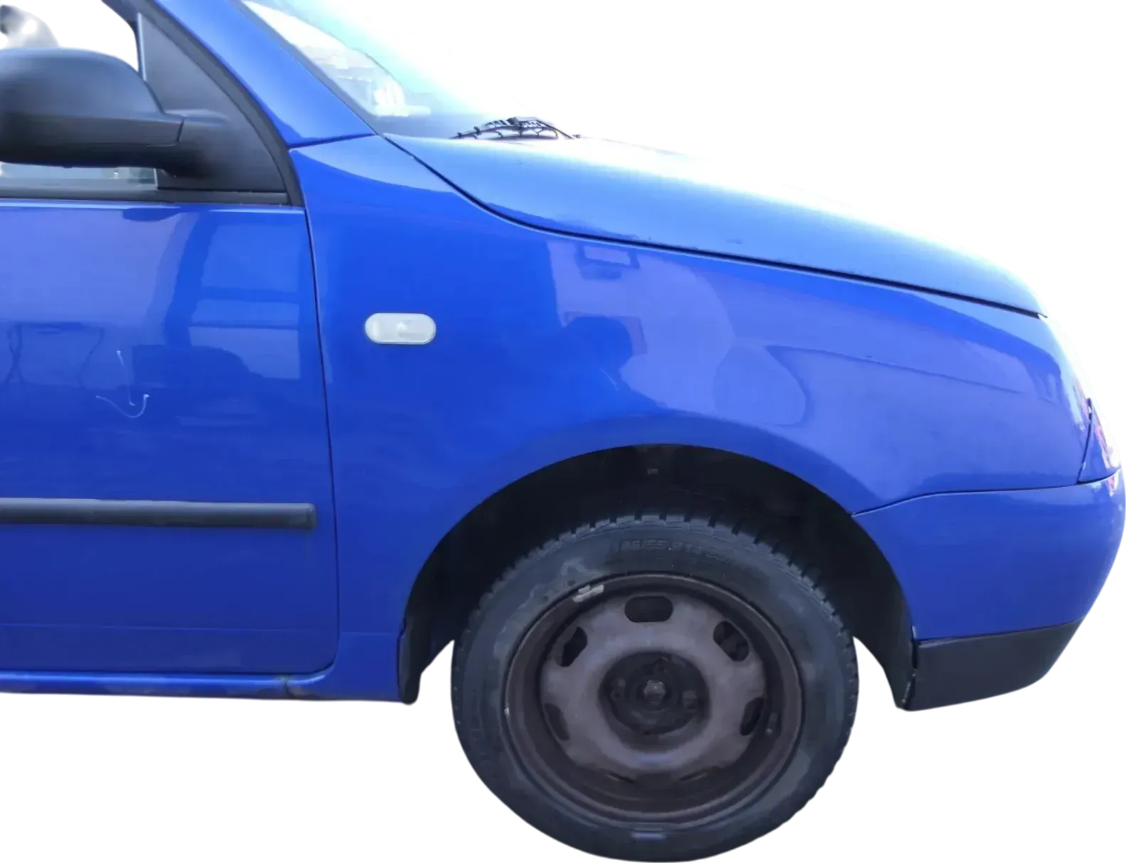 VW Lupo Kotflügel vorne rechts blau LW5Z - Bild 1