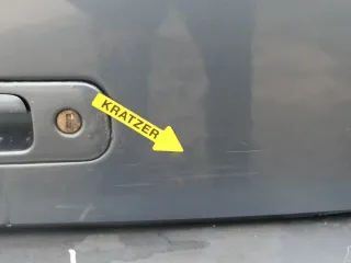 Golf 4 Limousine Heckklappe Kofferraumklappe Klappe hinten blau LD5X -ohneAnb - Bild 10