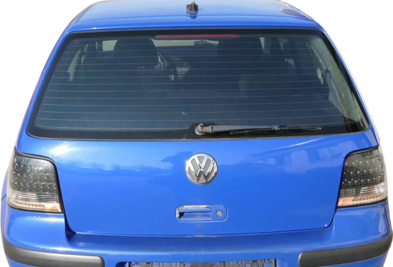 Golf 4 Limousine Heckklappe Kofferraumklappe Klappe hinten blau LW5Z -ohneAnb - Bild 1