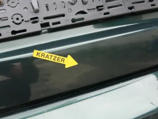 Fabia 6Y6 Schrägheck Heckklappe Kofferraumklappe hinten grün LF8T Scheibe - Bild 14