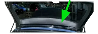 A3 8PA 4/5-Türer Abdeckung Verkleidung Kofferraum hinten Heckklappe Oben schwarz - Bild 2