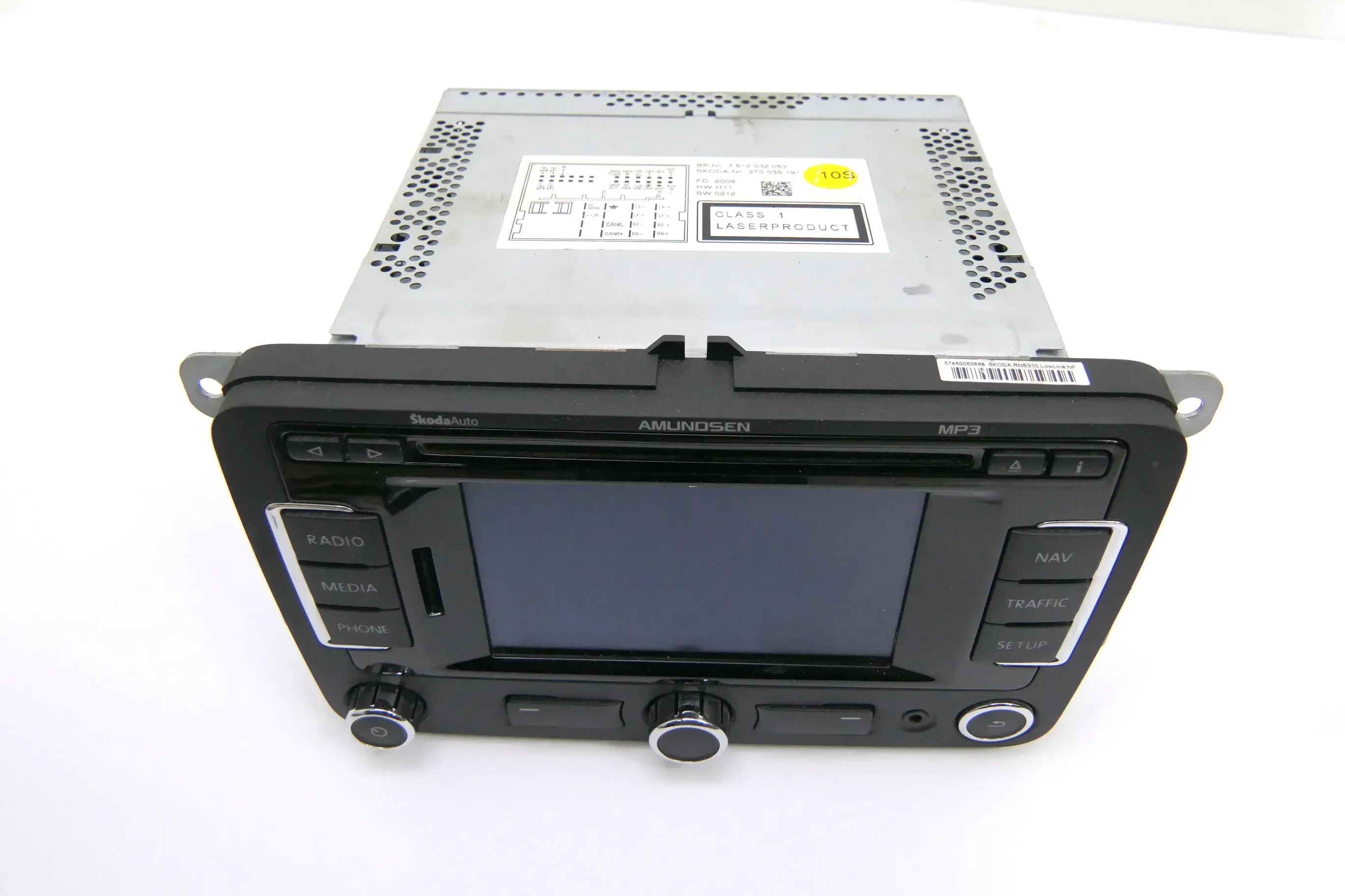 Skoda Superb 3U Navi Navigationssystem MFD Doppel Din 3T0035191 DEFEKT - Bild 1