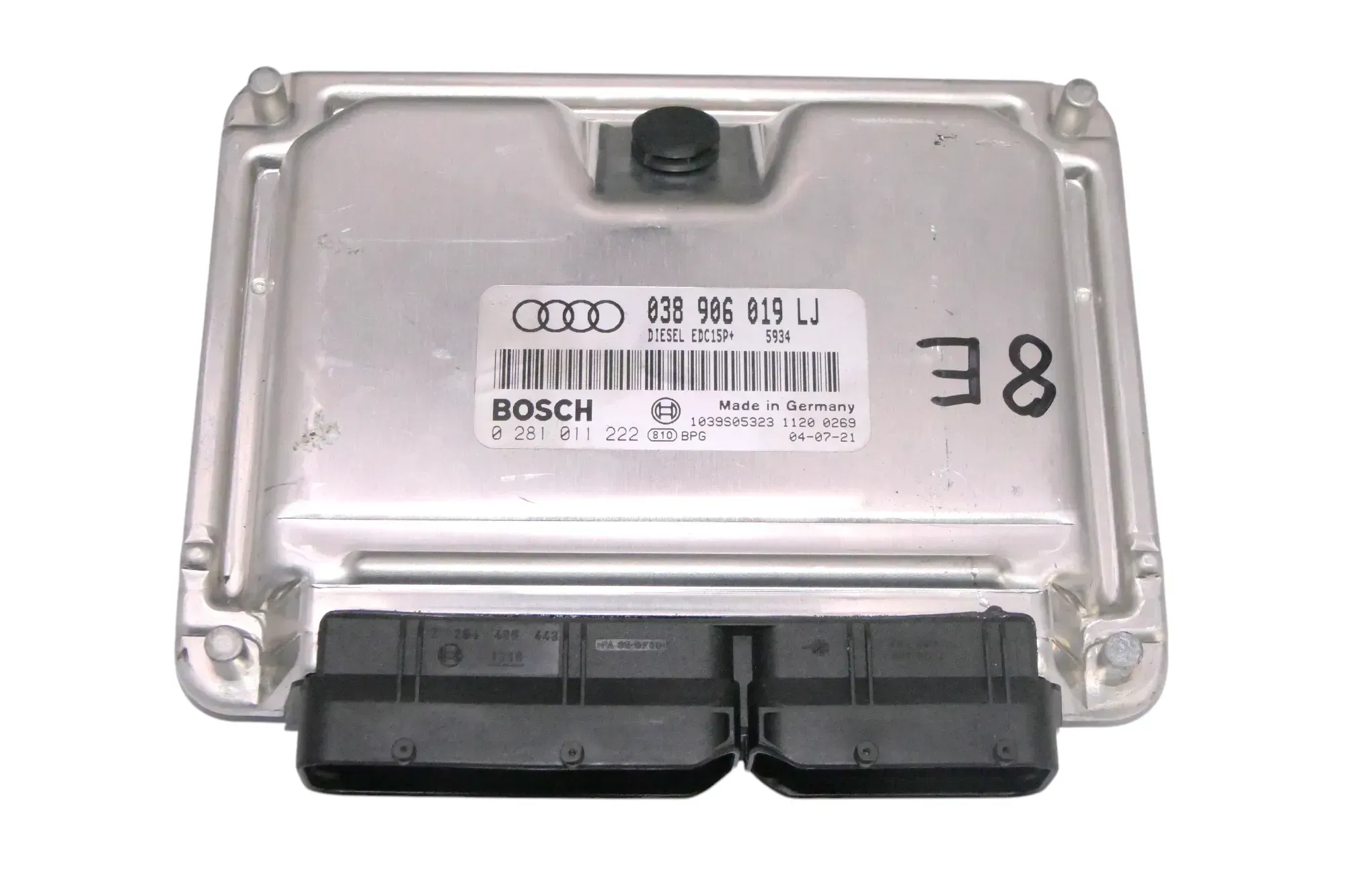 Audi A4 8E B6 Steuergerät Motor Motorsteuergerät 1,9 TDI 96kw AVF 038906019LJ - Bild 1