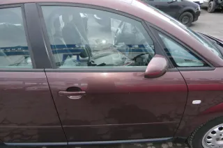 Audi A2 8Z Tür vorne rechts rot braun LZ3R -mit Rahmen, Scheibe und Fensterheber - Bild 2