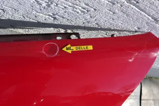 VW Caddy 9K Polo Variant 6Kv Kombi Kotflügel vorne links rot LY3D - Bild 3