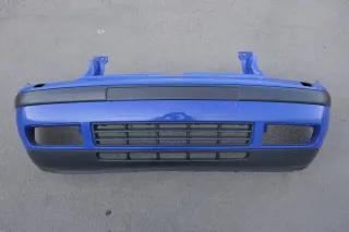 VW Golf 4 Stoßstange vorne Frontstoßstange Stoßfänger blau LW5Z SWR - Bild 1