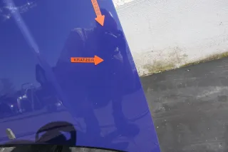 VW Polo 6N Motorhaube Frontklappe Haube vorne Klappe blau LD5D chagallblau - Bild 4