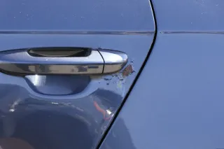 VW Passat 3C Kombi Variant Tür hinten links grau blau LC5F - ohne Anbauteile - Bild 2
