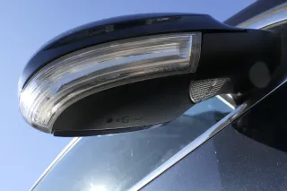 VW Passat 3C elektrischer Spiegel Außenspiegel rechts grau blau LC5F anklappbar - Bild 2