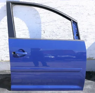 VW Touran 1T3 1T Tür vorne rechts Beifahrertür blau LL5M ohne Anbauteile - Bild 1