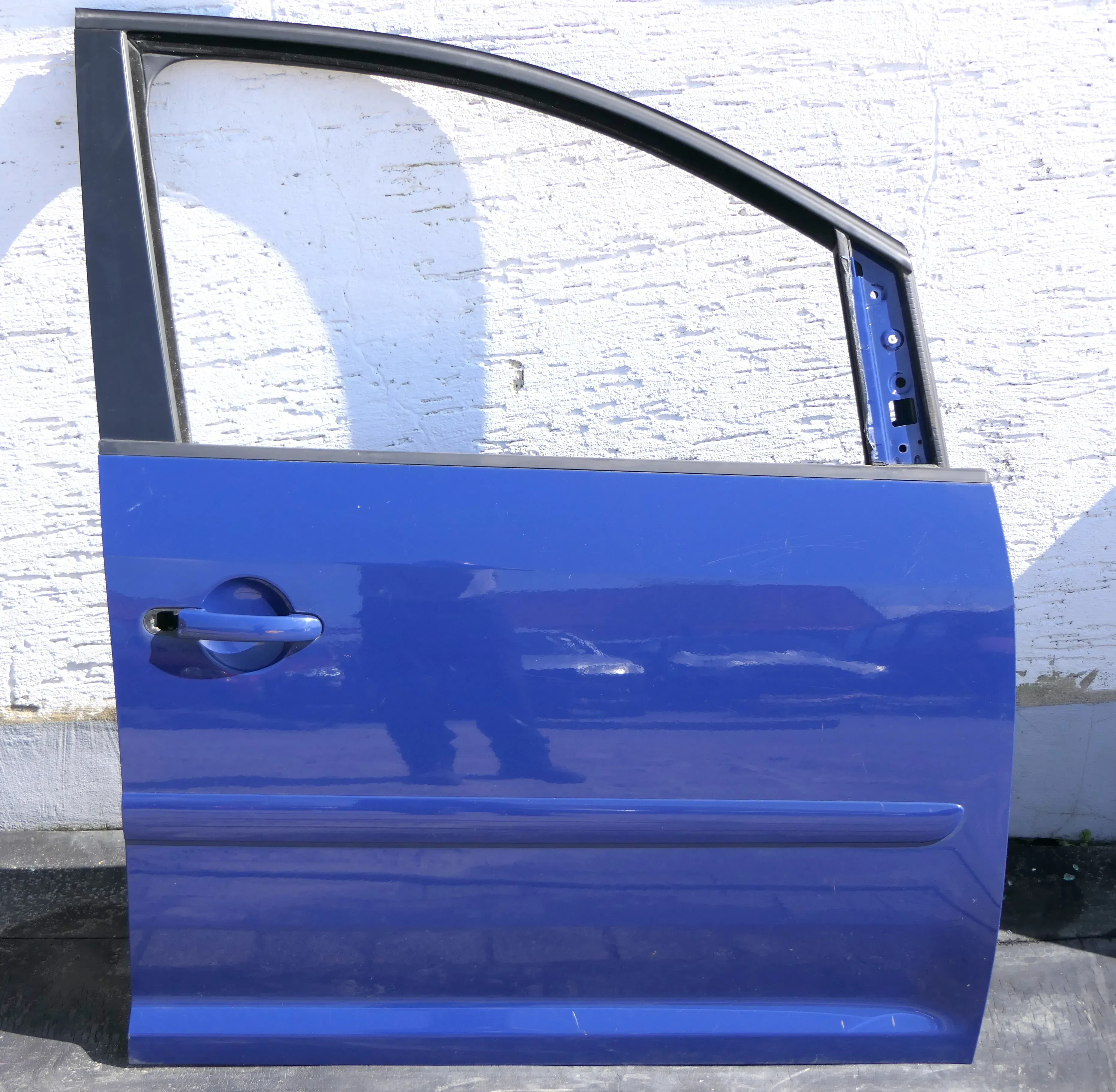 VW Touran 1T3 1T Tür vorne rechts Beifahrertür blau LL5M ohne Anbauteile - Bild 1