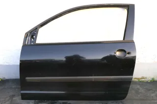 VW Polo 9N 9N3 Tür vorne links Fahrertür schwarz L041 2/3-Türer - Bild 1