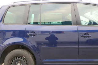 VW Touran 1T3 1T Tür hinten rechts Beifahrerseite blau LB5N indigoblau - Bild 1
