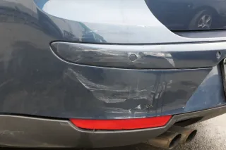 Seat Altea 5P XL Stoßstange hinten Heckstoßstange Stoßfänger blau grau LS5Y PDC - Bild 2