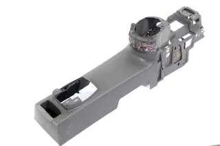 Audi A2 8Z Mitteltunnel hinten Verkleidung um Handbremse Konsole - swing grau - Bild 3