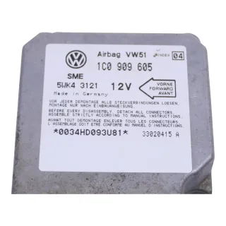 Skoda Octavia 1U Steuergerät Airbagsteuergerät 1C0909605  00L - Bild 3