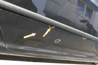 VW Golf 4 Tür vorne rechts Beifahrertür 2/3-Türer schwarz L041 ohne - Bild 5
