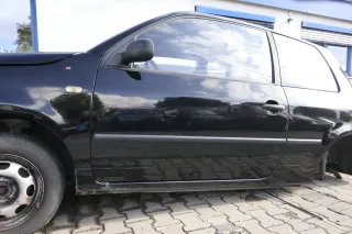 VW Lupo Seat Arosa Tür vorne links Fahrertür schwarz L041 (mechanischer FH) - Bild 1