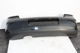 VW Polo 9N 9N3  Limousine Stoßstange hinten Heckstoßstange Stoßfänger schwarz - Bild 1