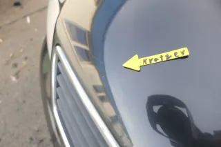 Audi A6 4B Motorhaube Klappe vorn (bis ca. Ende 2001) schwarz LZ9W - Bild 4