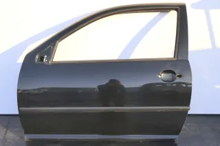 VW Golf 4 Tür vorne links Fahrertür 2/3-Türer schwarz L041 uni - Bild 1