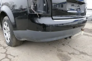 Audi A4 8E B6 Kombi Avant Stoßstange hinten mit Spoiler schwarz LY9B brilliant - Bild 4