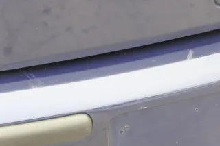 VW Polo 6N2 Stoßstange hinten Heckstoßstange Stoßfänger blau LB5N indigoblau t - Bild 6