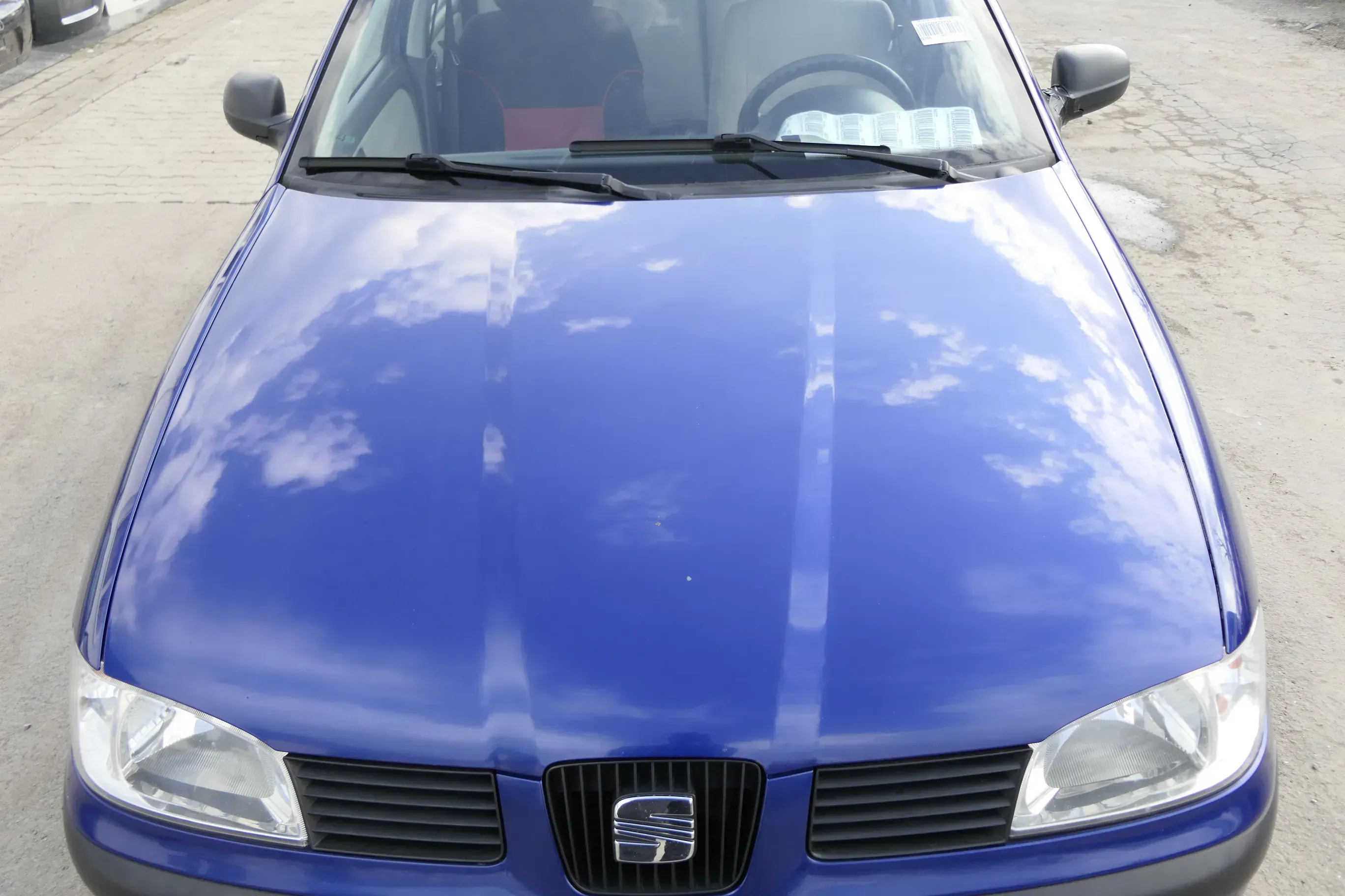 Seat Ibiza 6K Cordoba Motorhaube Haube Klappe vorn blau LS5N Facelift 99-2002 - Bild 1