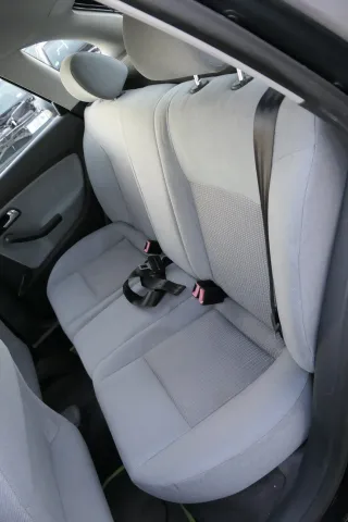 Seat Ibiza 6L Rückbank Rücksitzbank Sitz Kopfstütze Sitzfläche wasserblau - Bild 1