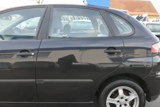Seat Ibiza 6L Tür 4/5-Türer hinten links schwarz LC9Z blackmagi- ohne Anbauteile - Bild 1