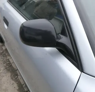 A4 B5 elektrischer Spiegel Außenspiegel rechts schwarz Glas - Bild 1