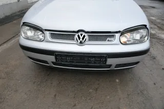 VW Golf 4 1J Stoßstange vorne Stoßfänger vorn grau silber LB7Z Frontstoßstange - Bild 9