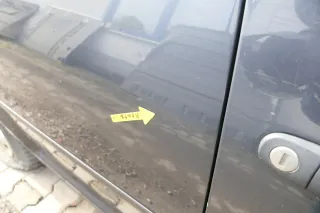 VW Golf 4 Bora Tür hinten rechts nur Kombi /Variant grau LC7V ohne Anbauteile - Bild 5