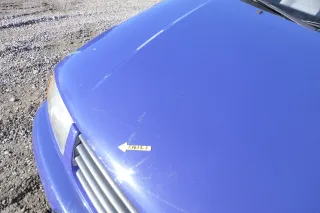 VW Polo 6N Motorhaube Frontklappe Haube vorne Klappe blau LD5D - Bild 6