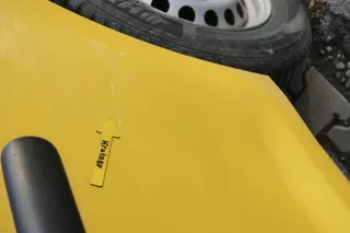 VW Caddy 3 2k Beifahrertür Tür hinten links gelb Post L132 Schiebetür - Bild 7