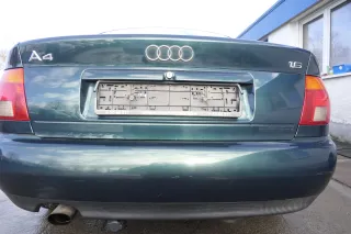 Audi A4 B5 Limousine Stoßstange hinten Heckstoßstange grün LZ6U biscaBj99 - Bild 3