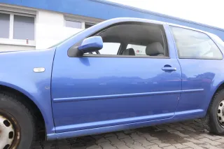 VW Golf 4 Tür vorne links Fahrertür 2/3-Türer blau LW5Y ohneAnbauteile - Bild 1