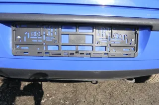 VW Polo 9N 9N3 Stoßstange hinten Heckstoßstange Stoßfänger blau LA5F - Bild 2